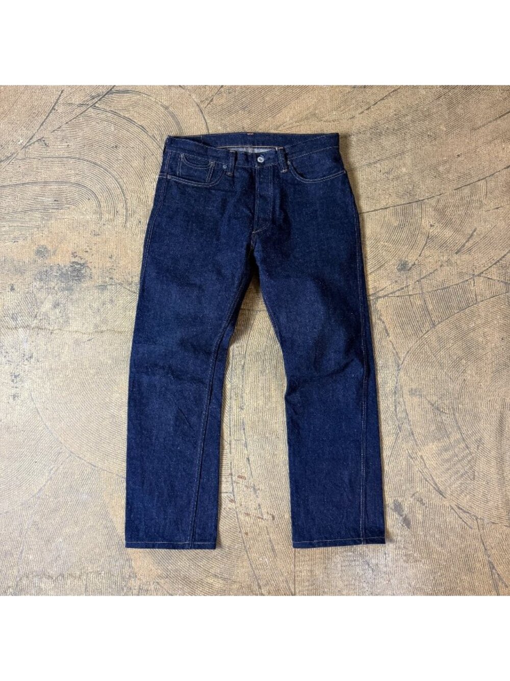 Warehouse Co. Japan x Heller's Cafe Lot 3 Raw Selvedge Indigo Denim 32/29